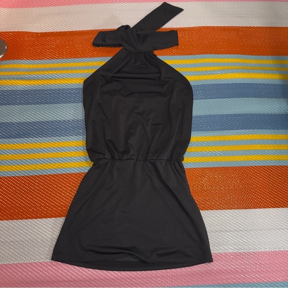 Speechless Black Backless Halter Top Dress Skirt Women’s Size Medium - Picture 1 of 5